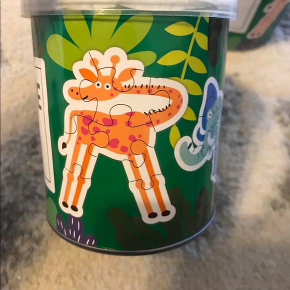 Awesome Jungle Animal Mini Puzzles Set Of 6 Party Favors - Picture 4 of 4